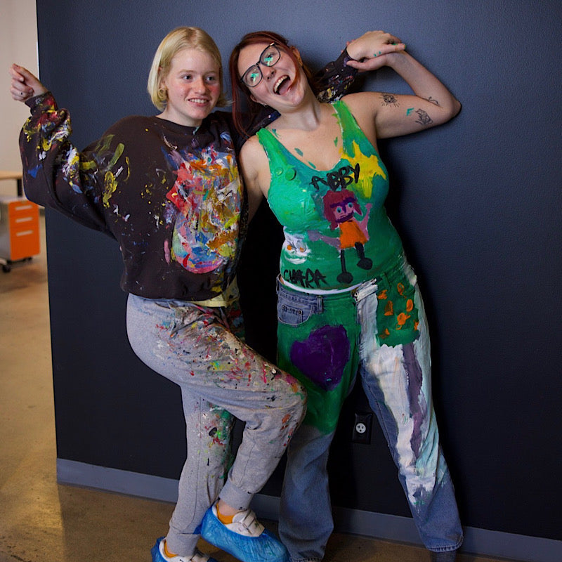 Clara Woods is the artist resident of Rogue Collective