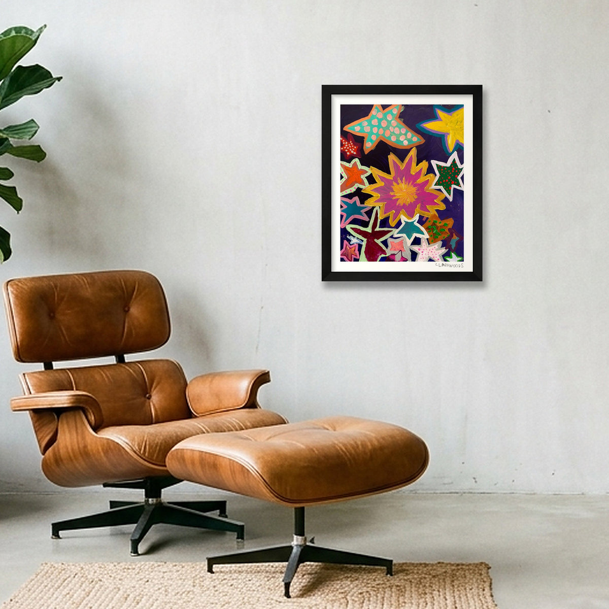 STARS — 28×35cm, 11×14" Black Frame
