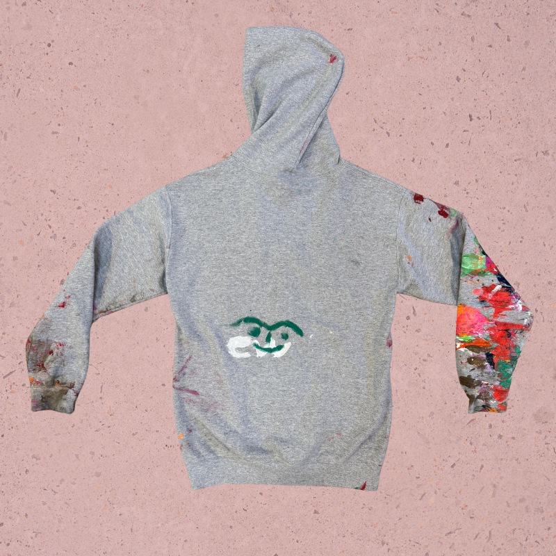 Hoodie by Clara Woods Grey