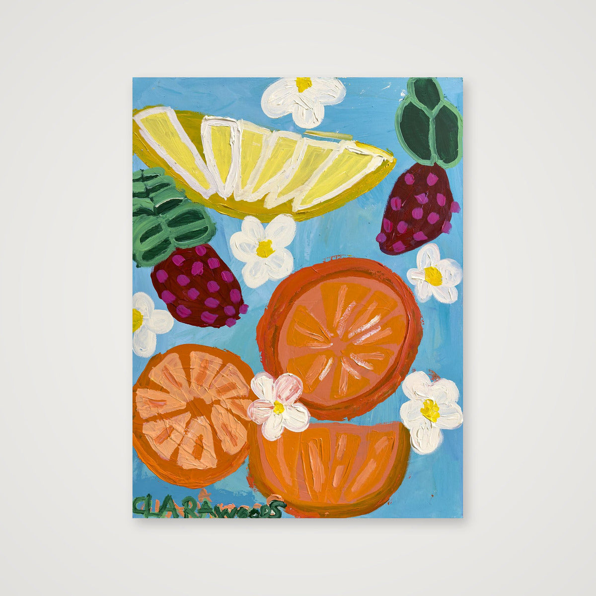 Citrus Pop Print — 30×40cm, 12×16" Print only