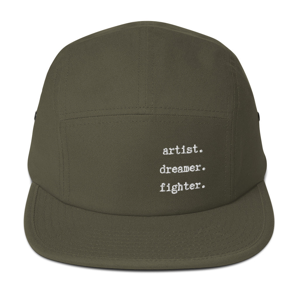 Artist. Dreamer. Figther. Hat