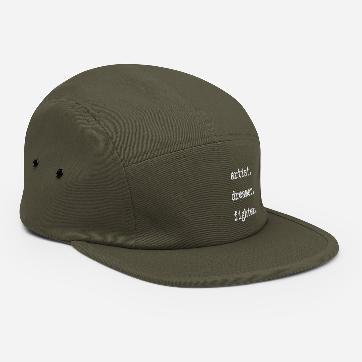 Artist. Dreamer. Figther. Hat