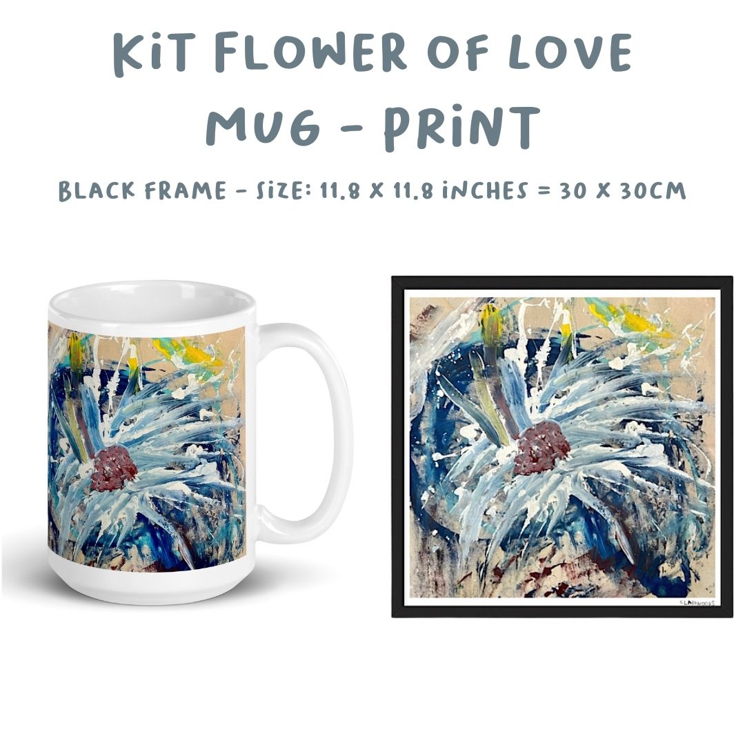Flower of Love Print + Mug