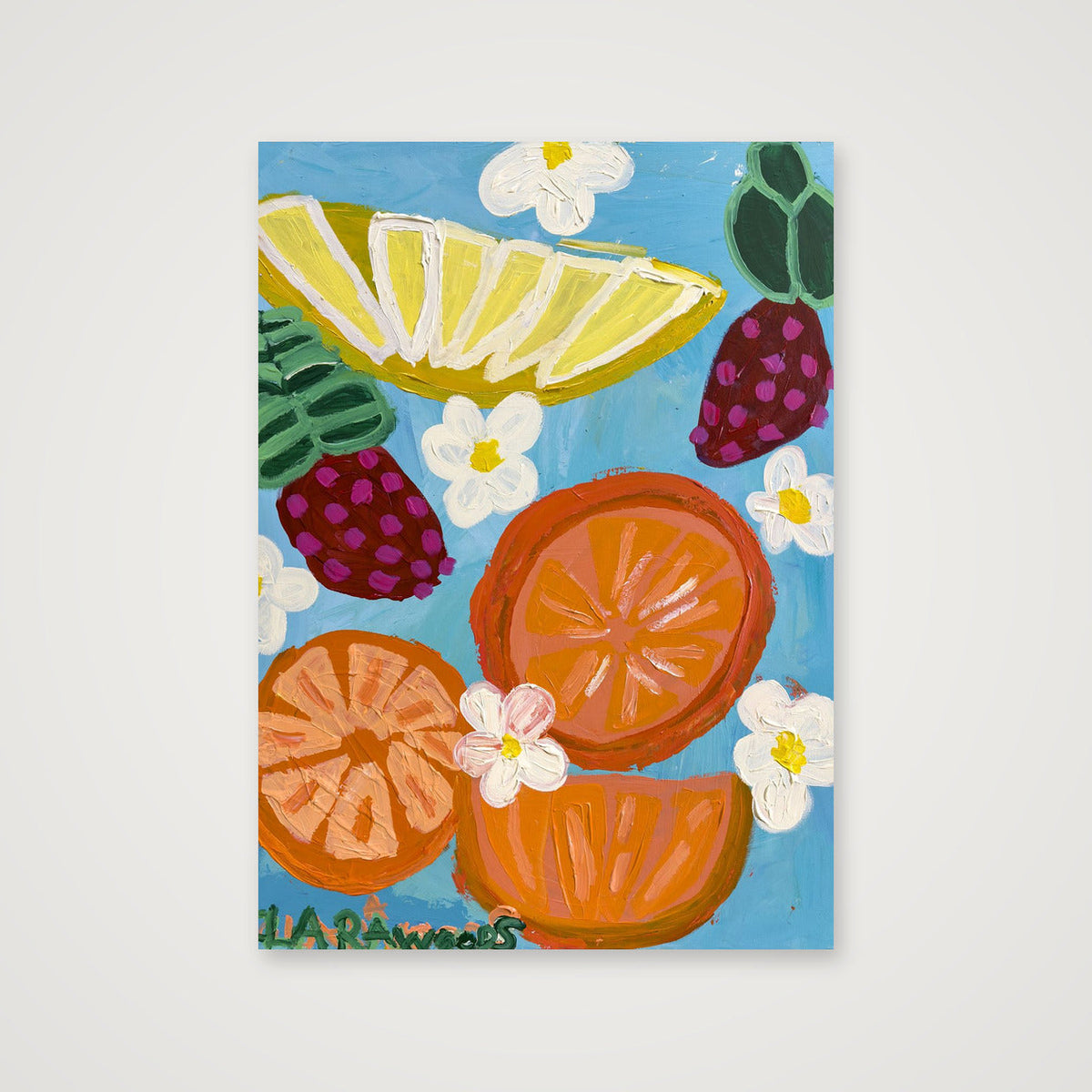 Citrus Pop Print — 42×59cm, 17×23" Print only