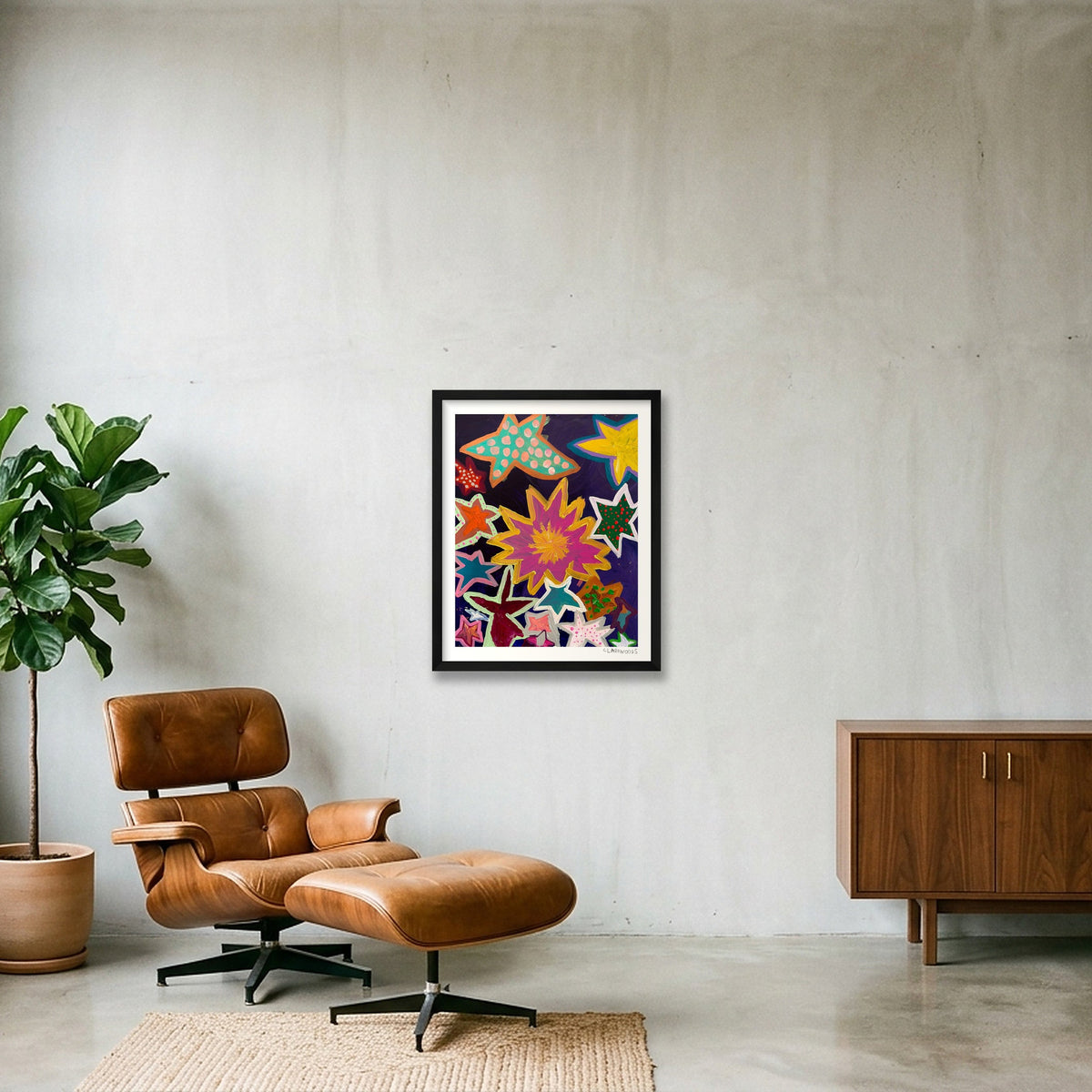 STARS — 40×50cm, 16×20" Black Frame