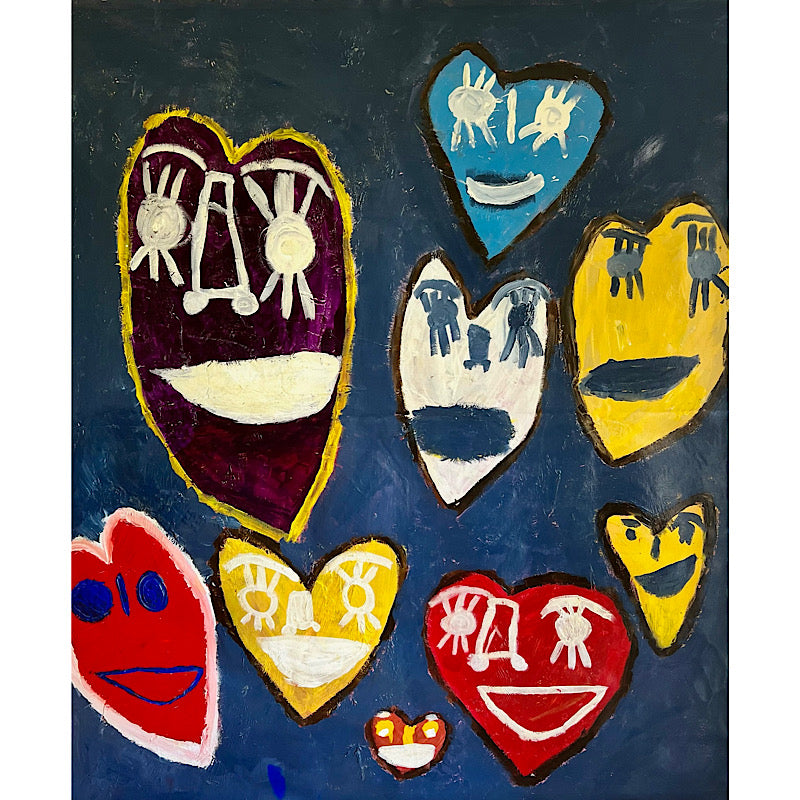 Amor, Painting, Acrylic on canvas, 2023 (71x61")