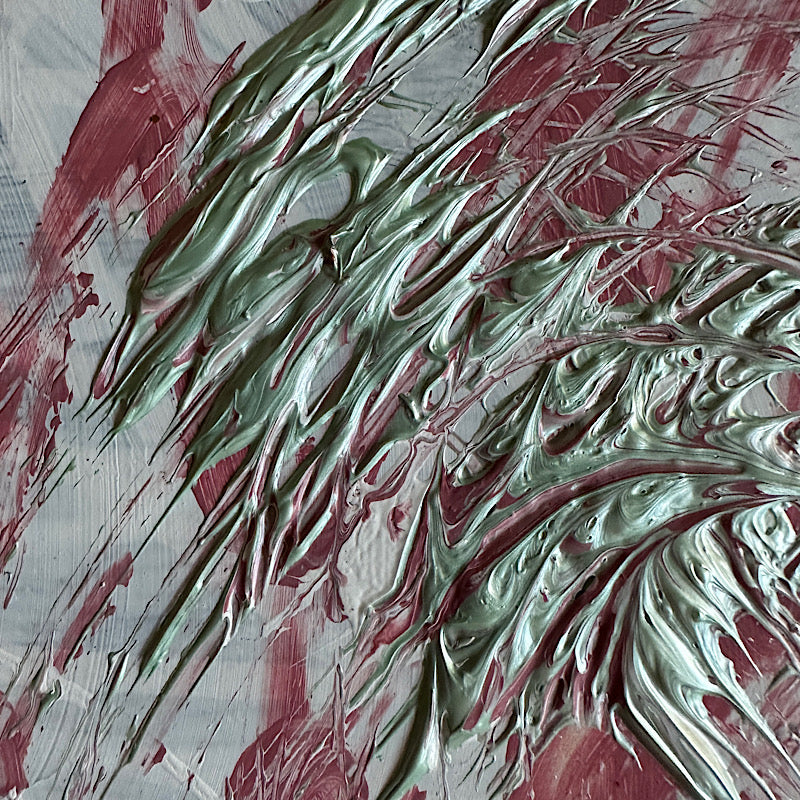 Perseverance, Painting, Acrylic on canvas, 2023 (16x16")