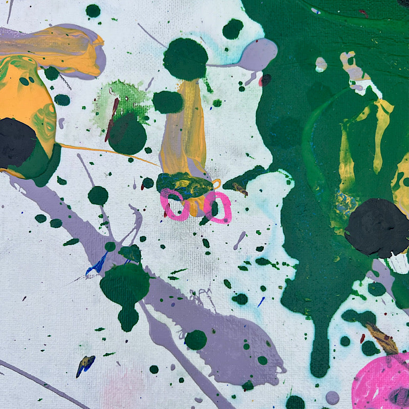 Happy, Painting, Acrylic on canvas, 2023 (20x16")