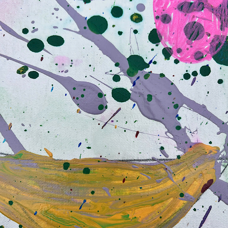 Happy, Painting, Acrylic on canvas, 2023 (20x16")