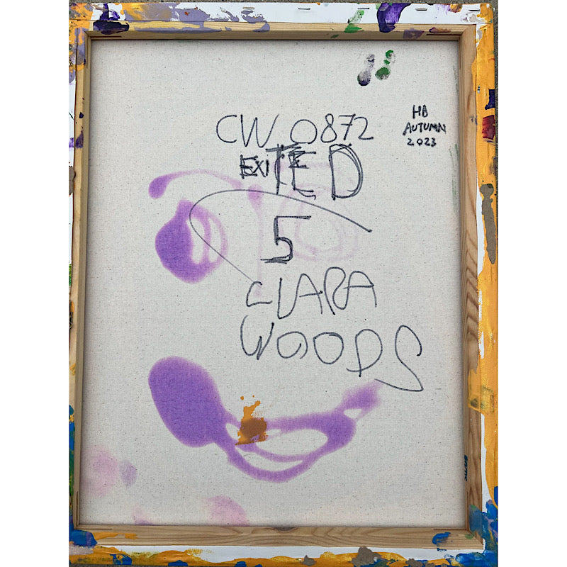 Excited, Painting, Acrylic on canvas, 2023 (20x16")