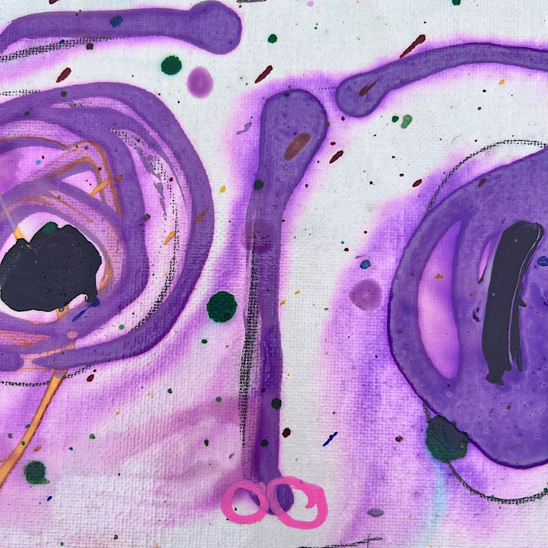 Excited, Painting, Acrylic on canvas, 2023 (20x16")
