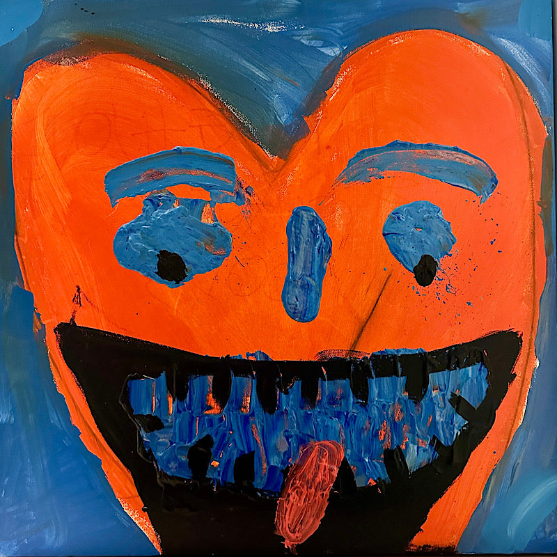 Tough Love, Painting, Acrylic on canvas, 2023 (24x24")