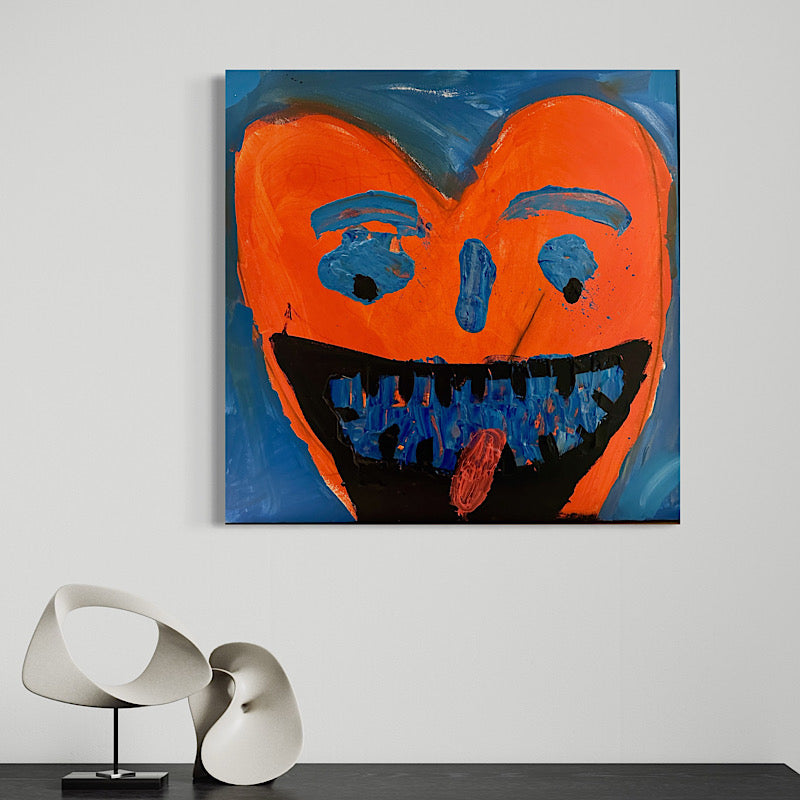 Tough Love, Painting, Acrylic on canvas, 2023 (24x24")