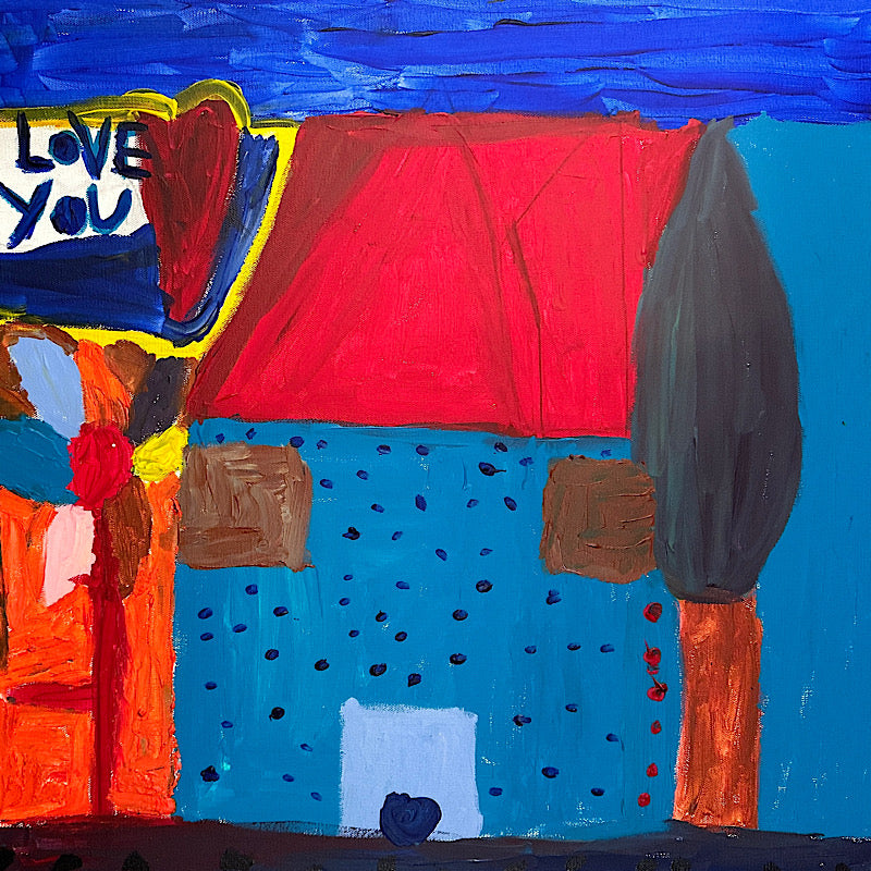 Life Rehab, Painting, Acrylic on canvas, 2023 (24x24")