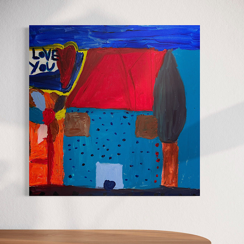 Life Rehab, Painting, Acrylic on canvas, 2023 (24x24")