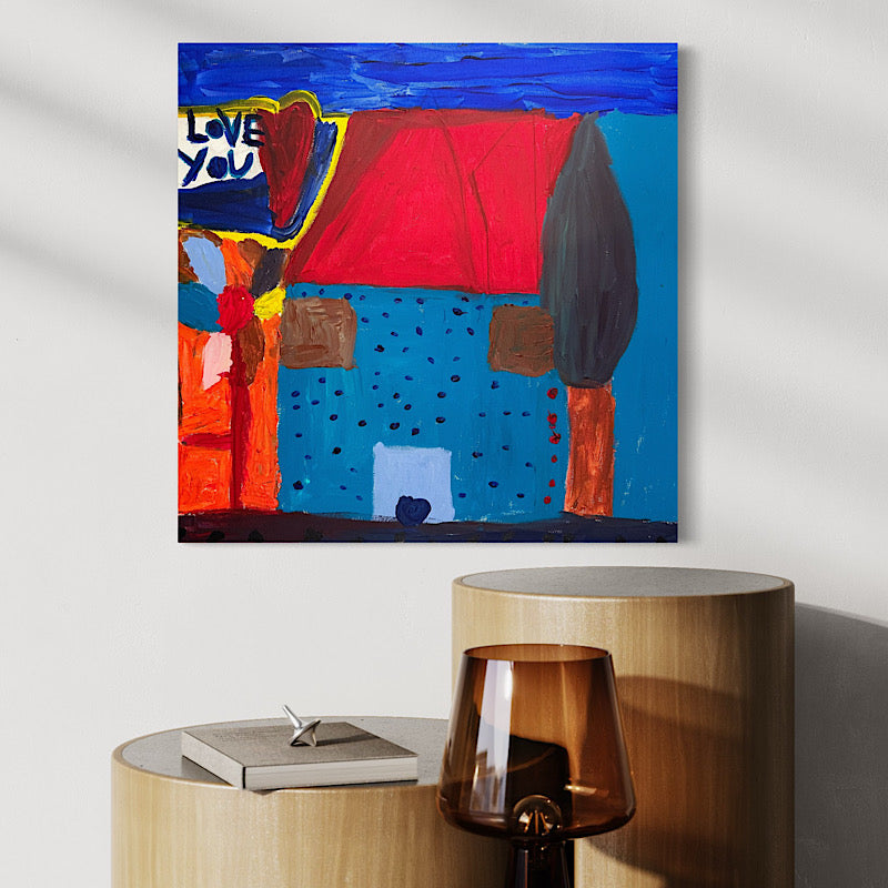 Life Rehab, Painting, Acrylic on canvas, 2023 (24x24")