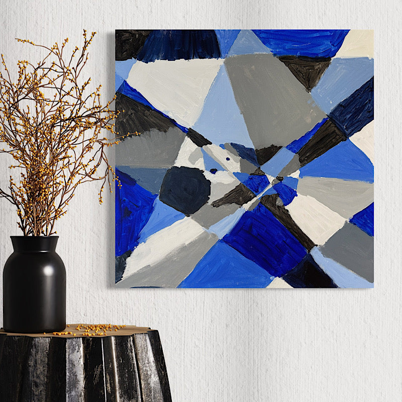 Kaleidoscope, Painting, Acrylic on canvas, 2023 (24x24")