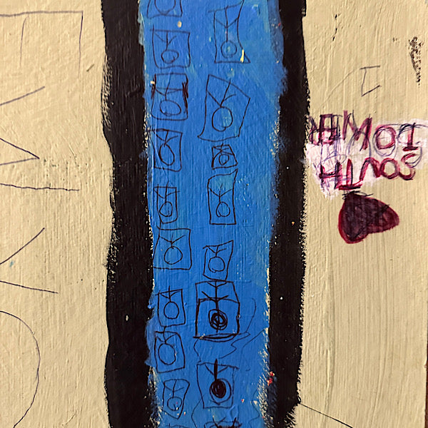 9-11 Tribute - Acrylic on cardboard, 2024 (23x18")