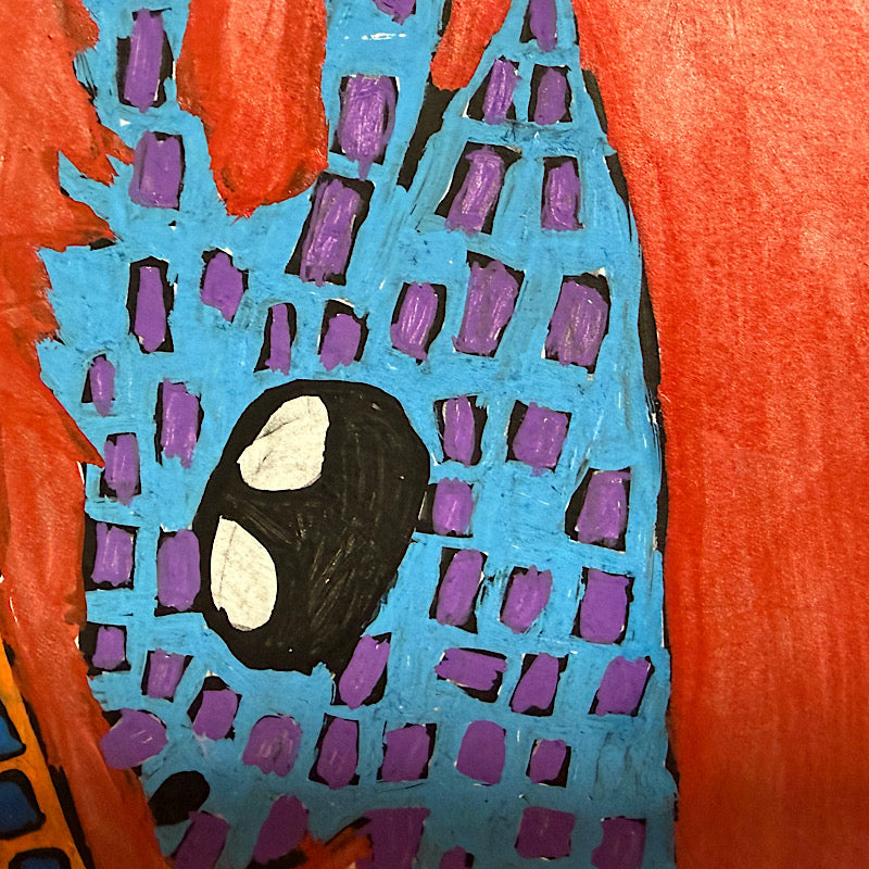 David and Blue, original