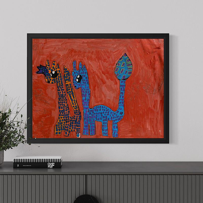 David and Blue, original