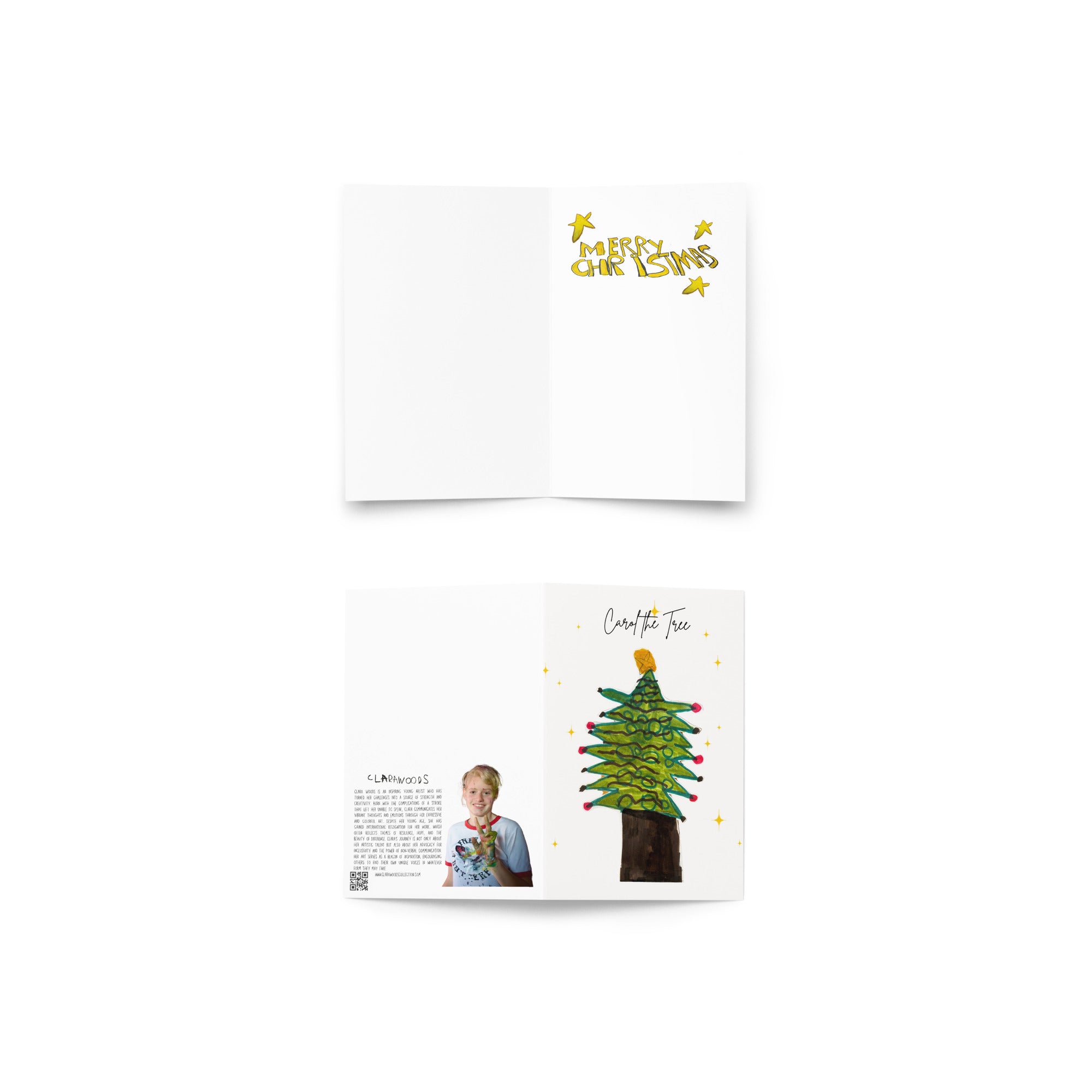 Carol, the tree - Christmas card