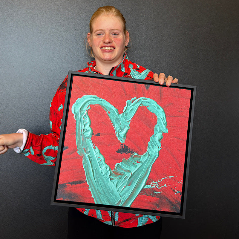 Shimmer Heart, Print