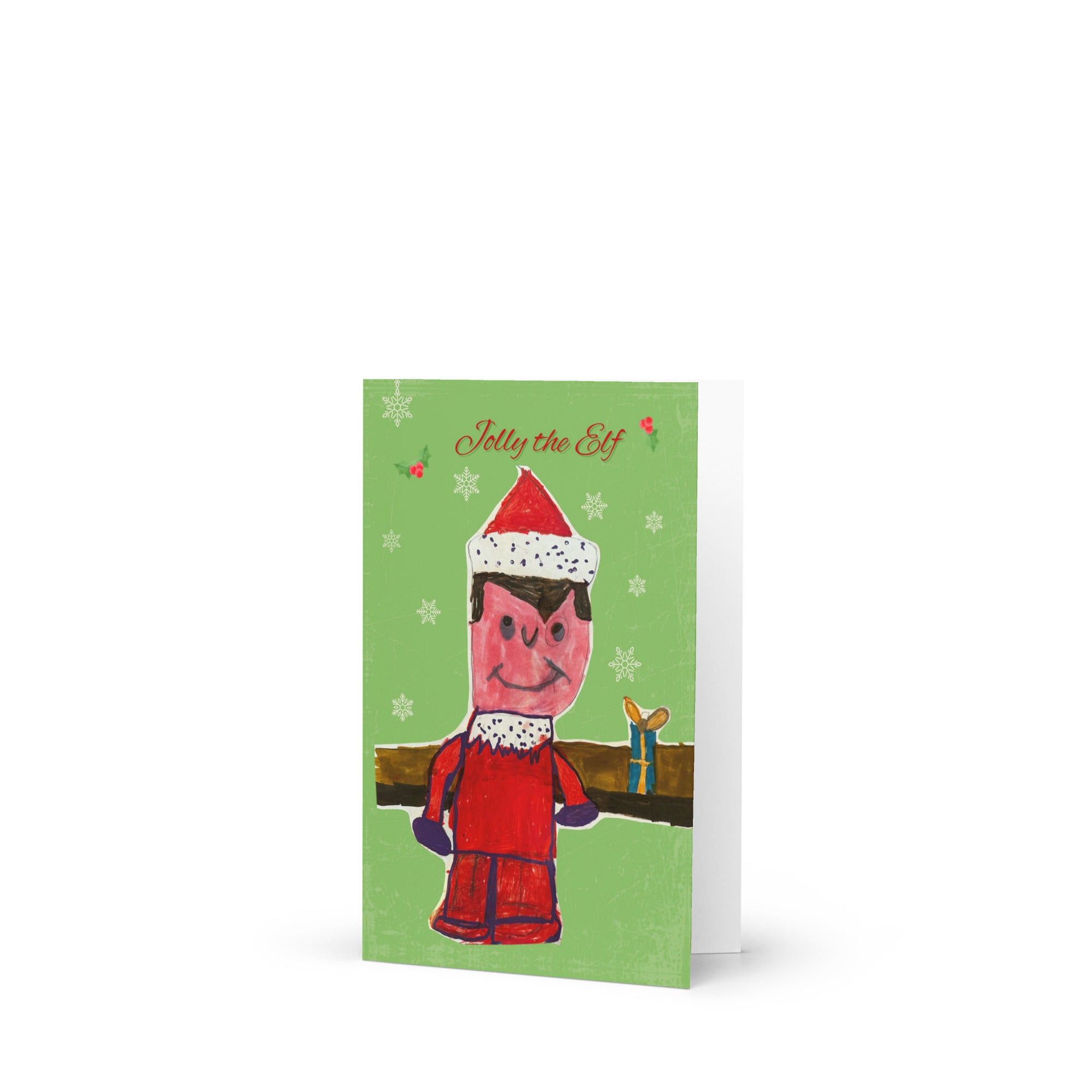 Jolly, the Elf - Greeting card
