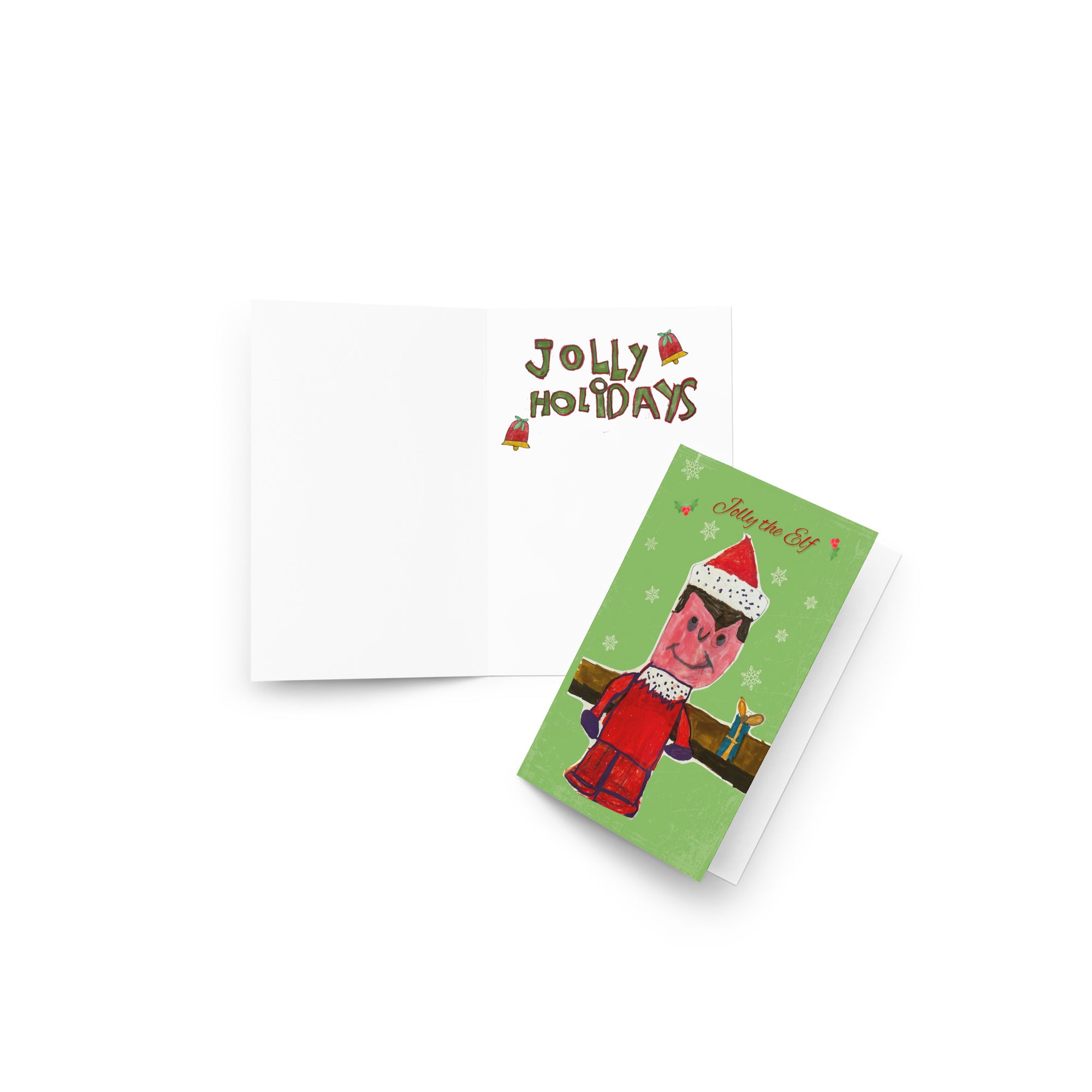 Jolly, the Elf - Greeting card