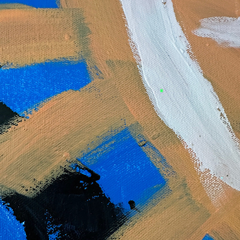 My BRAIN, Painting, Acrylic on canvas, 2023 (48x48")