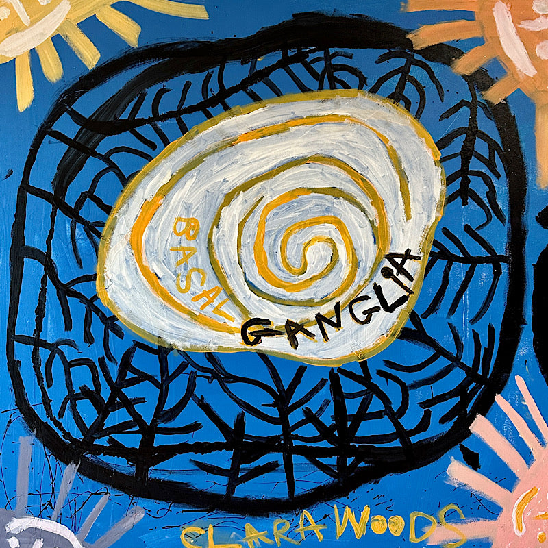 My BRAIN, Painting, Acrylic on canvas, 2023 (48x48")