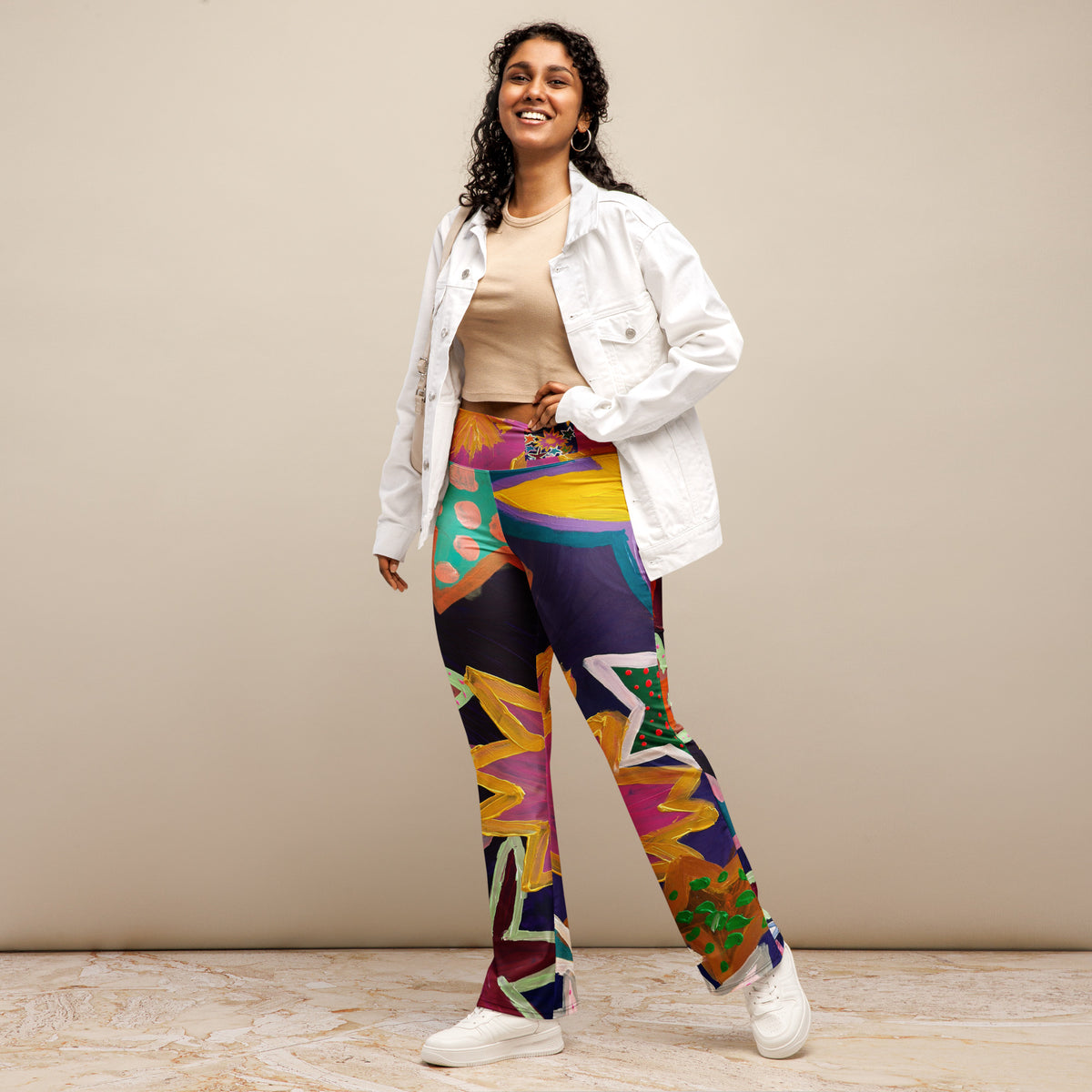 Stars Flare leggings