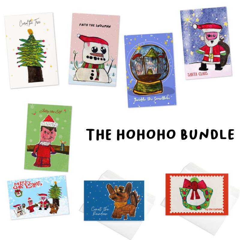 8 Christmas Card - HoHoHo
