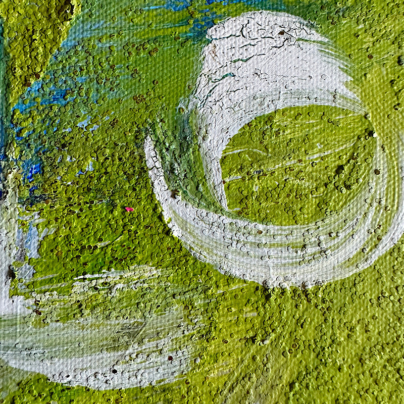 Up love #10, Painting, Acrylic on canvas, 2023 (12x9")