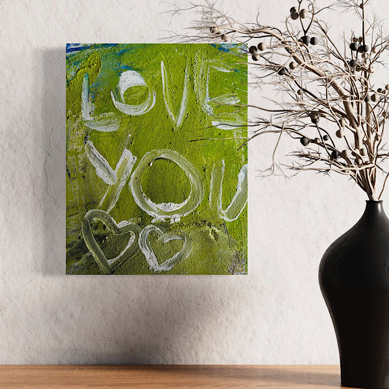 Up love #10, Painting, Acrylic on canvas, 2023 (12x9")