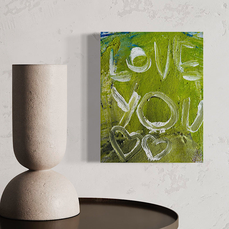Up love #10, Painting, Acrylic on canvas, 2023 (12x9")