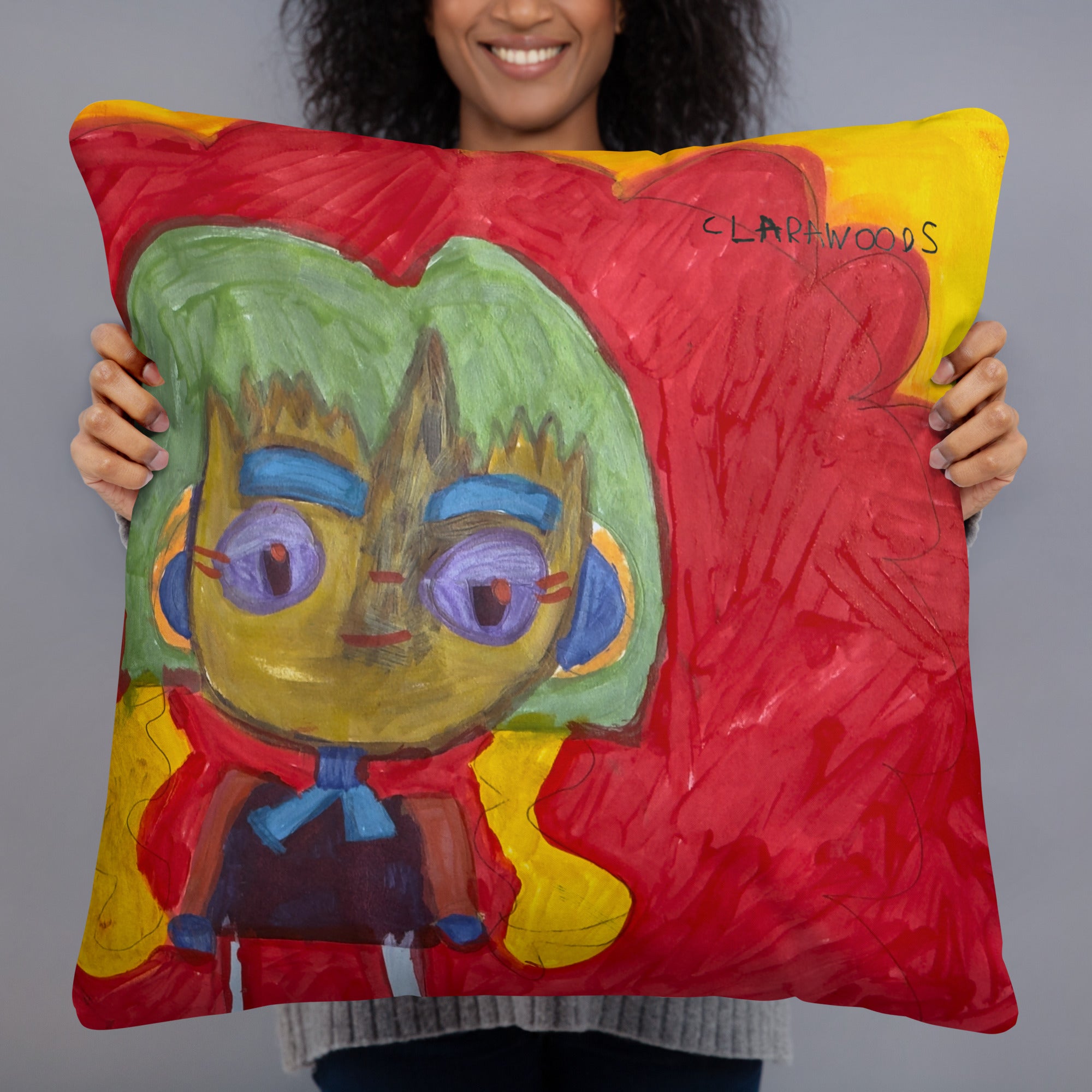 Wednesday & Frankenstein Pillow