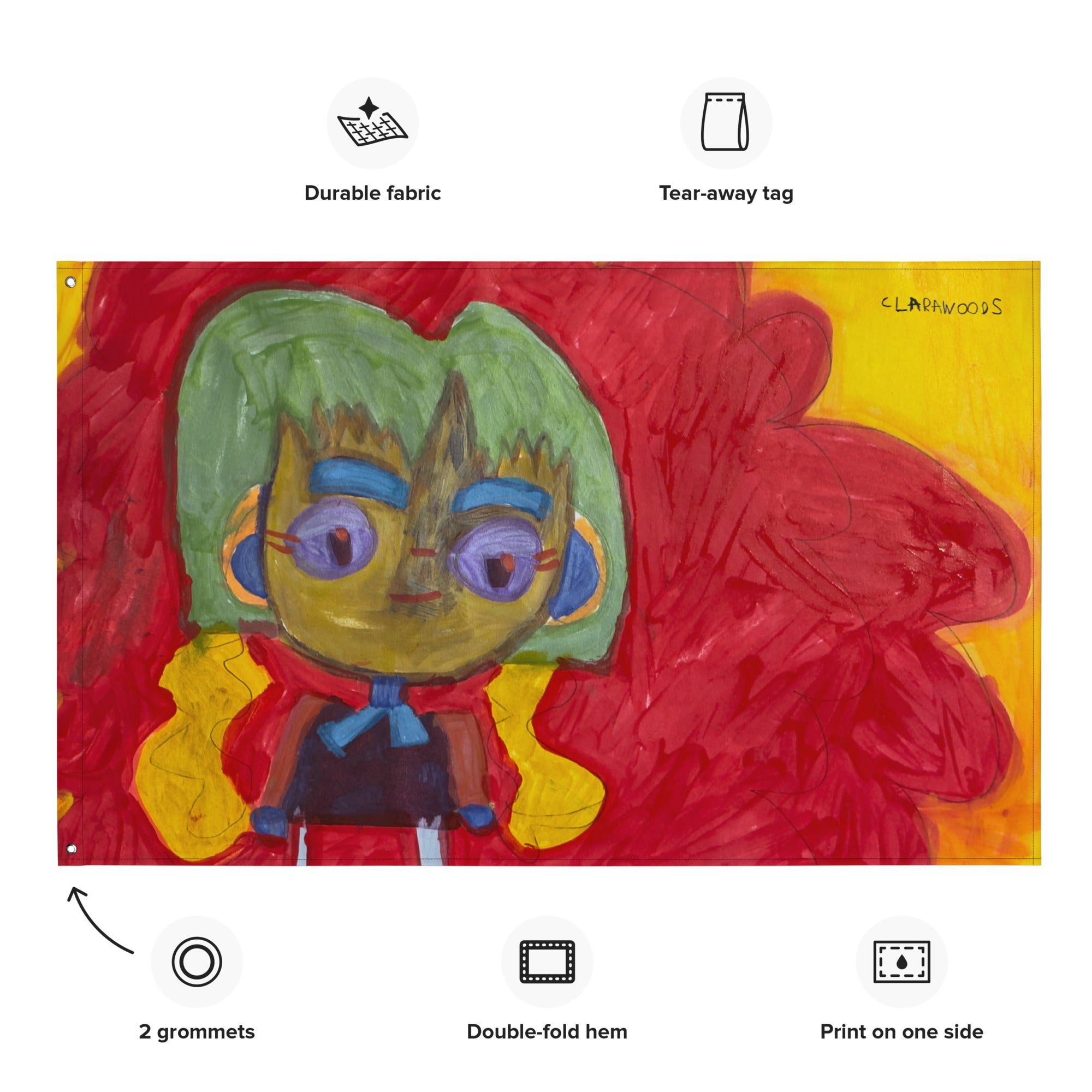 Wednesday Decoration Flag
