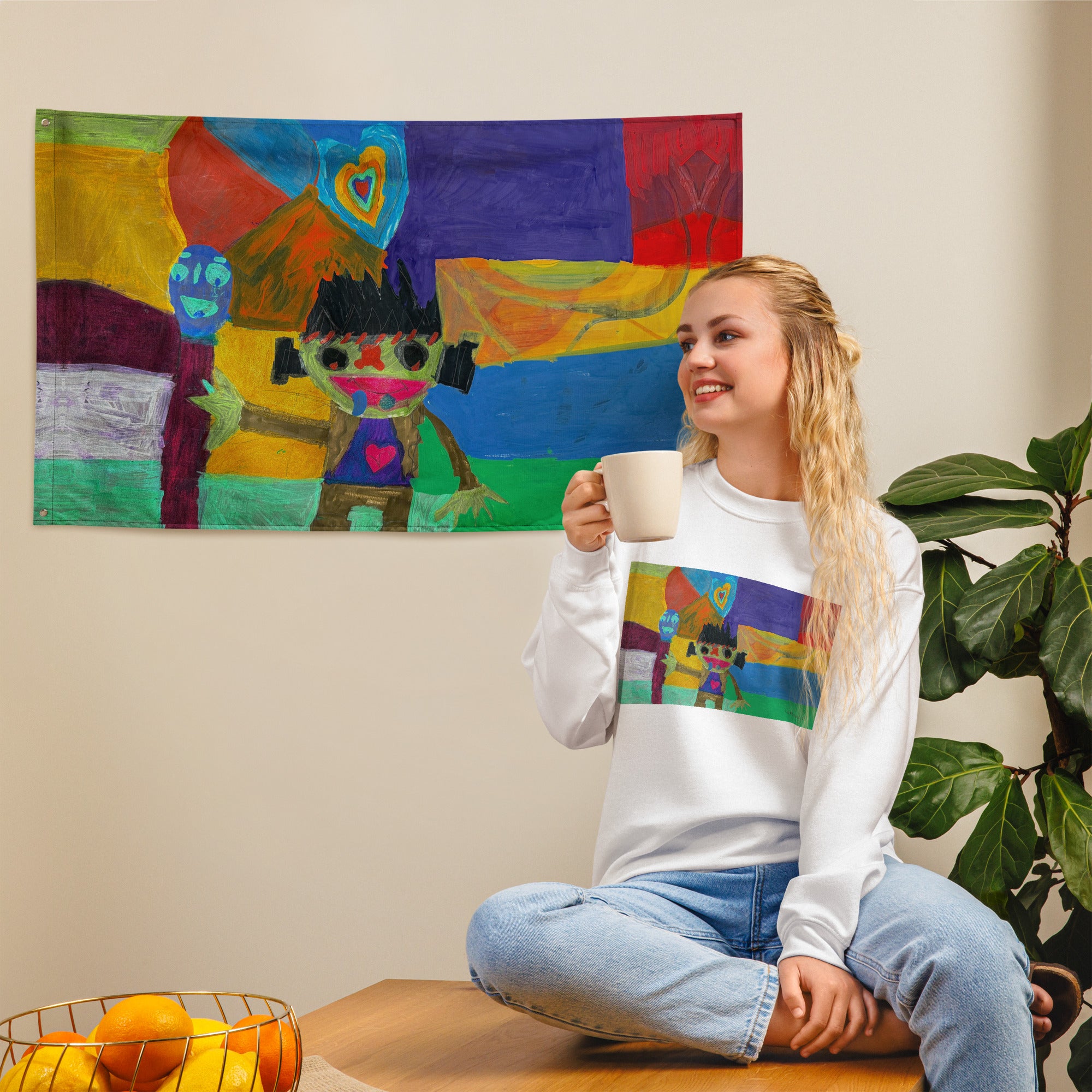 Frankstein Decoration Flag