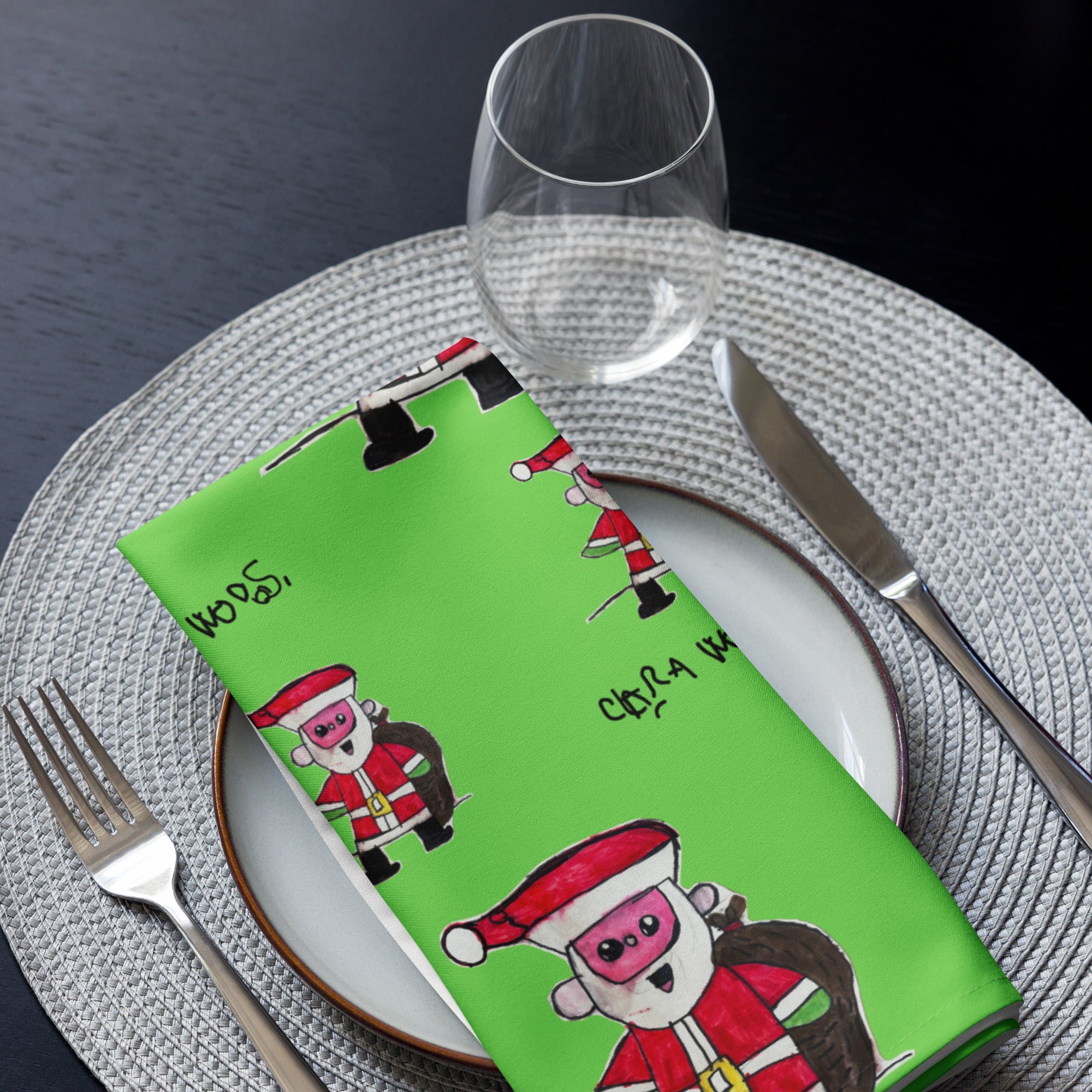 Christmas Cloth napkin set