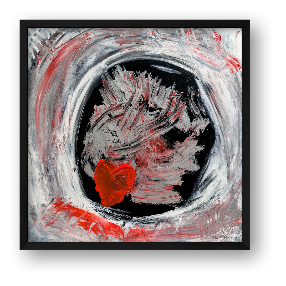 Heart of Light — framed