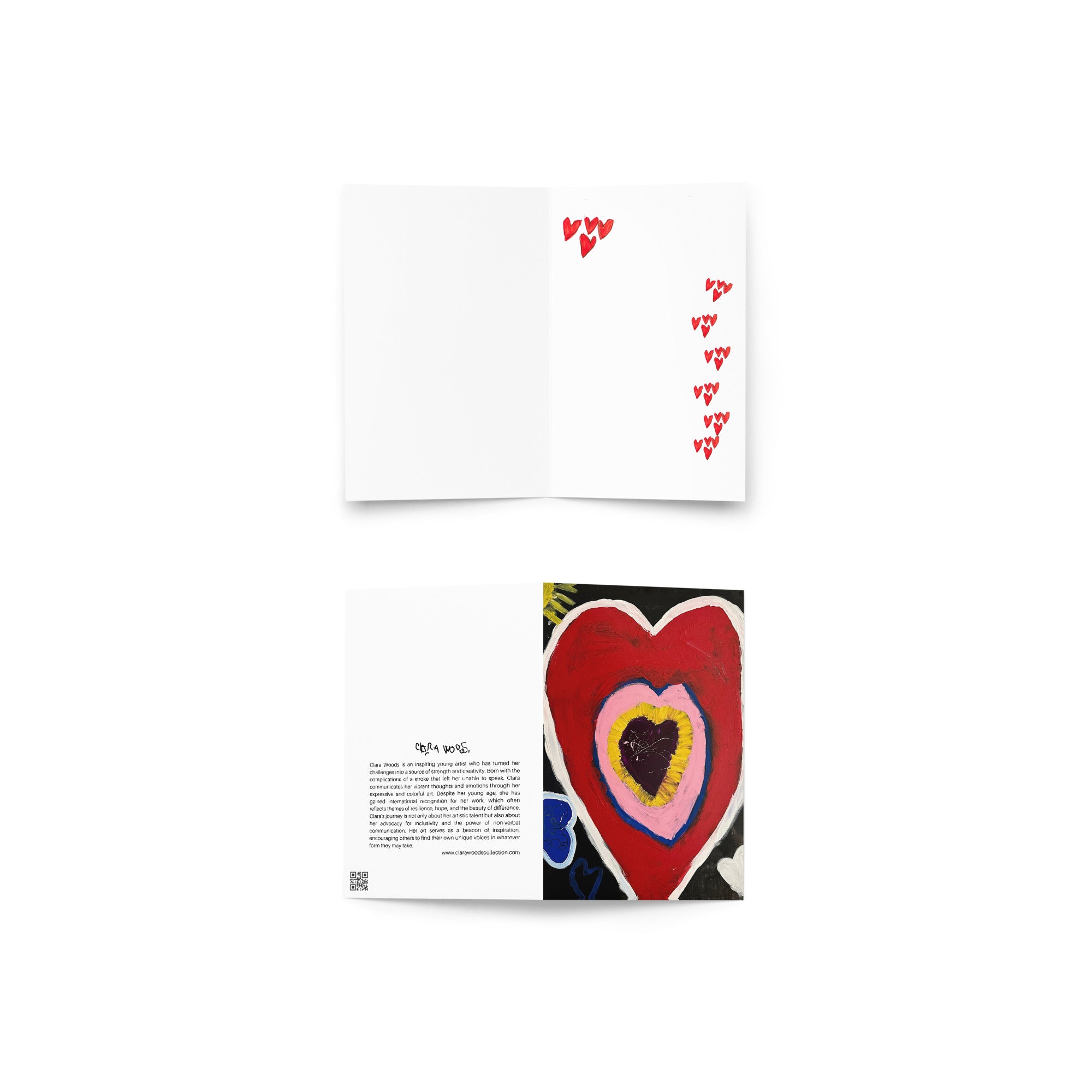 Therapist Heart - Greeting card