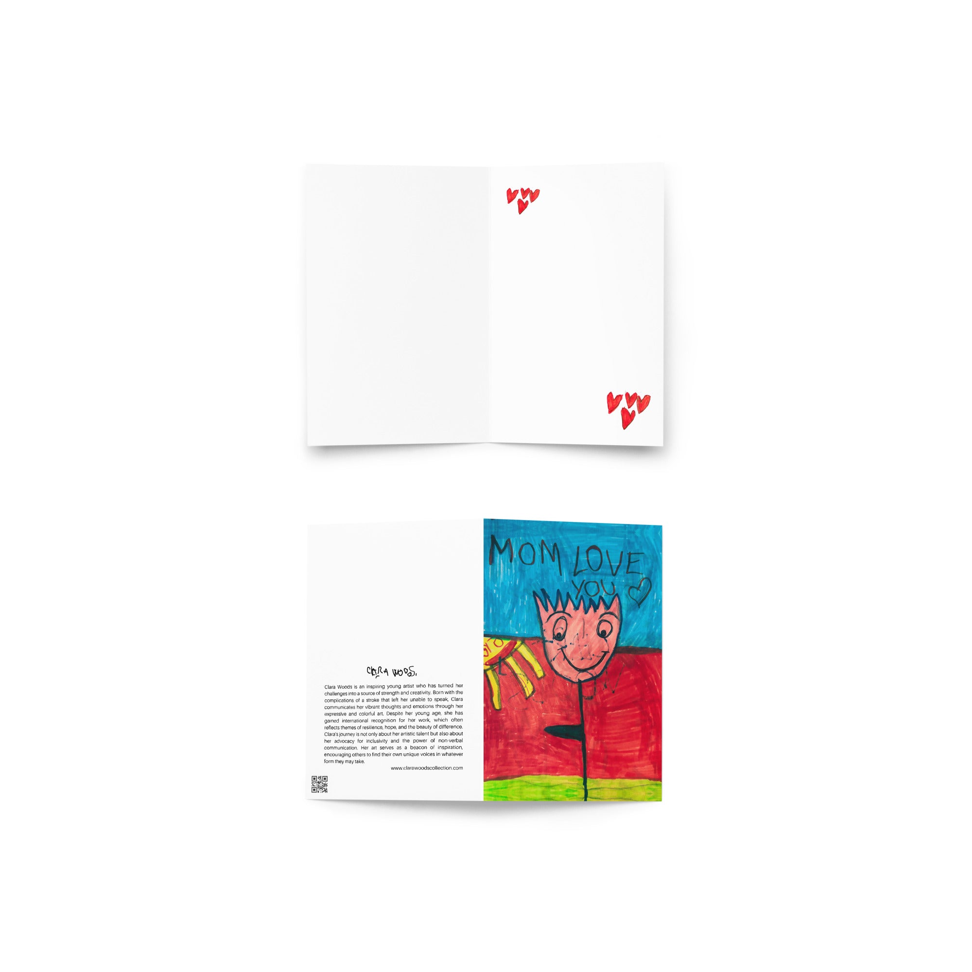 Mom Love You - Greeting card