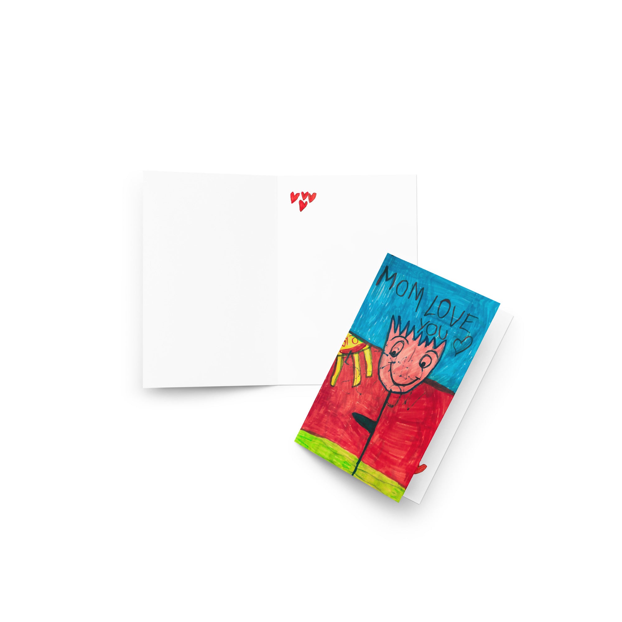 Mom Love You - Greeting card