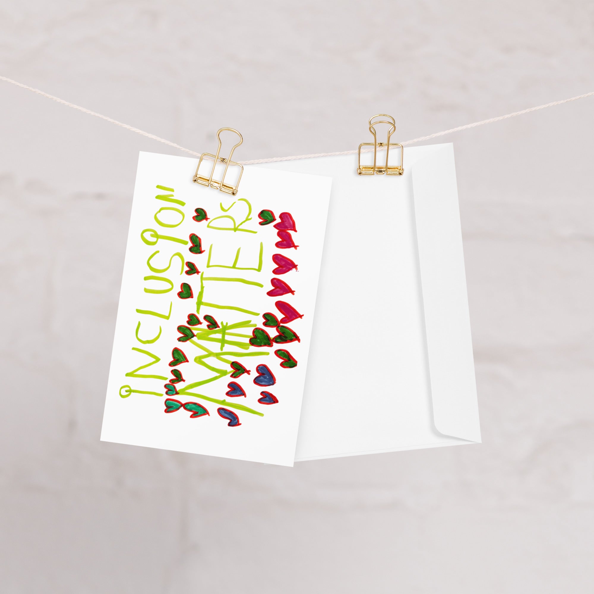 Inclusion Matters Greeting card