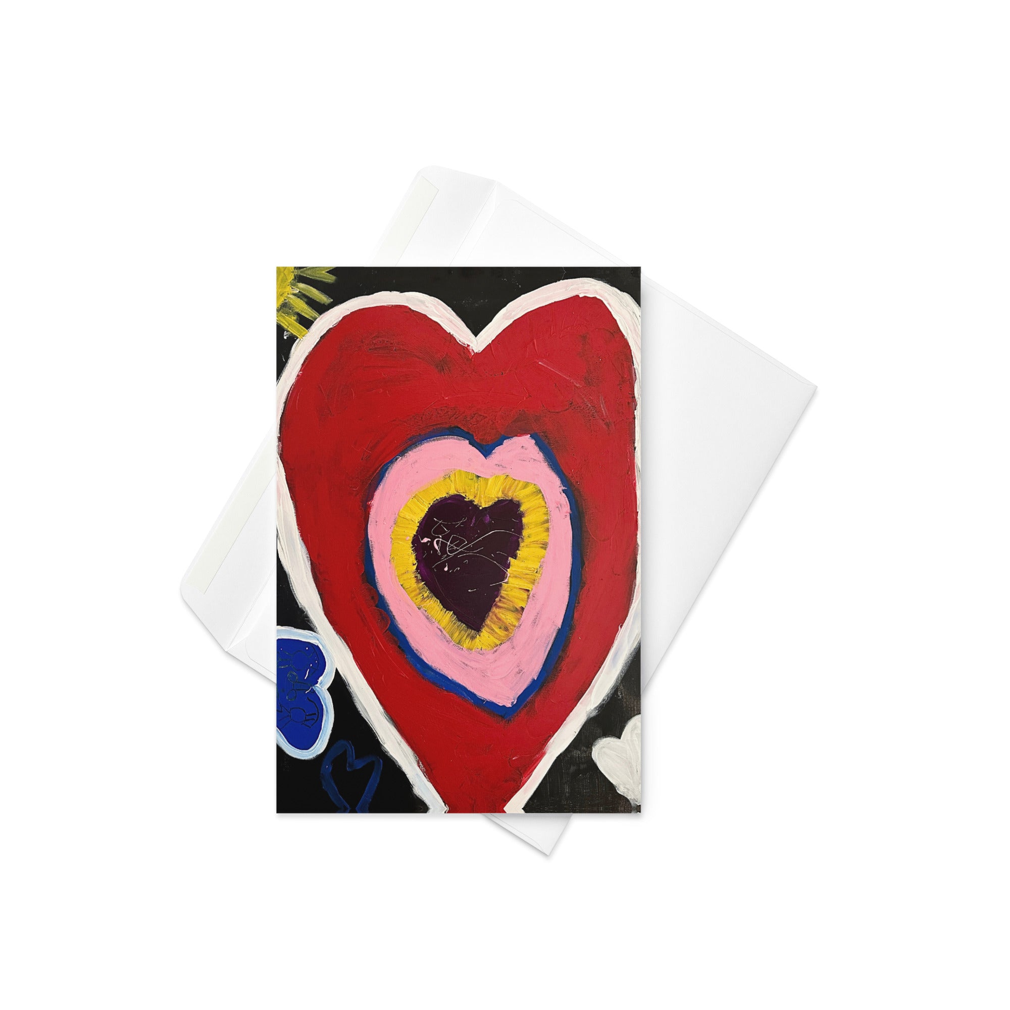 "Therapist Heart" Greeting card