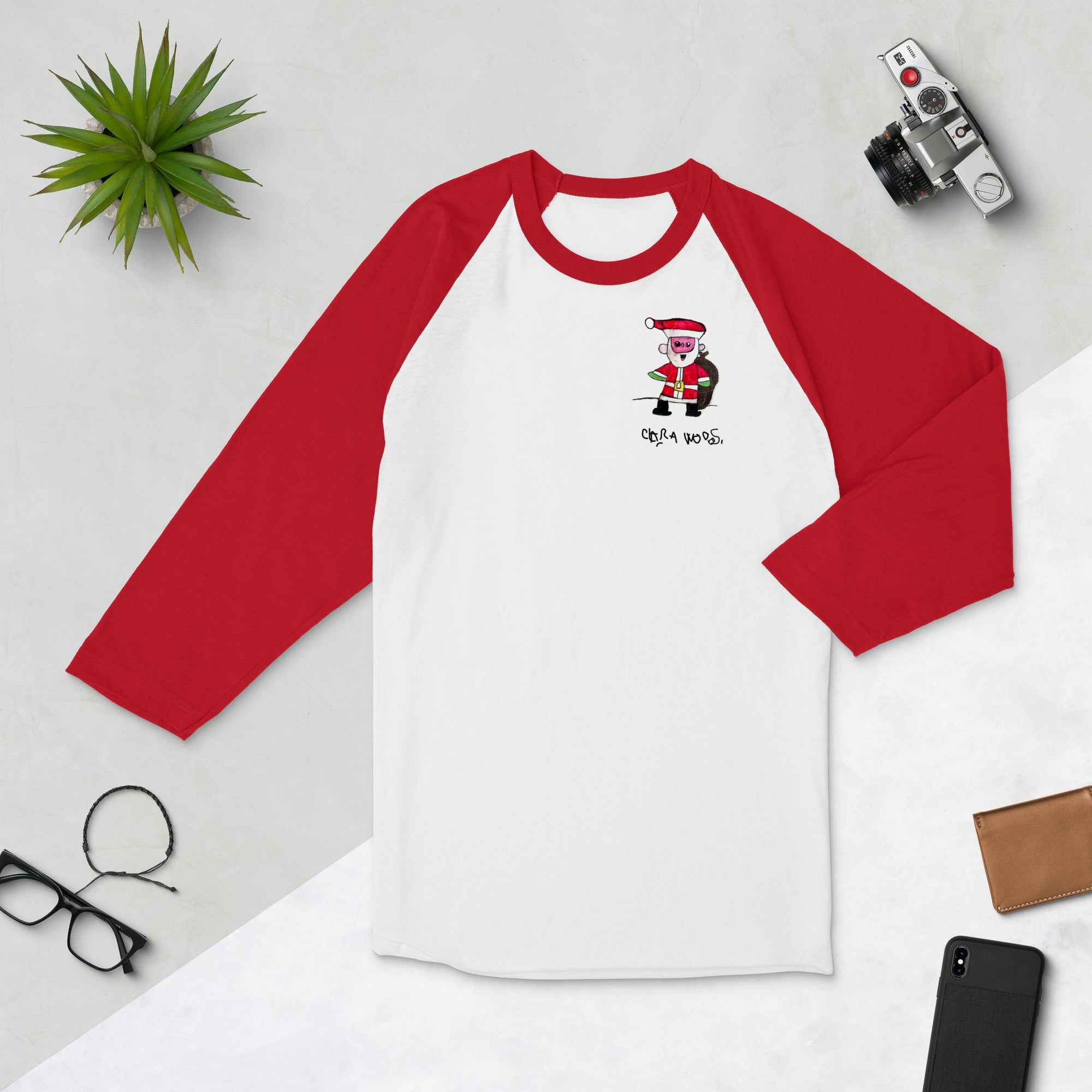 3/4 sleeve SANTA