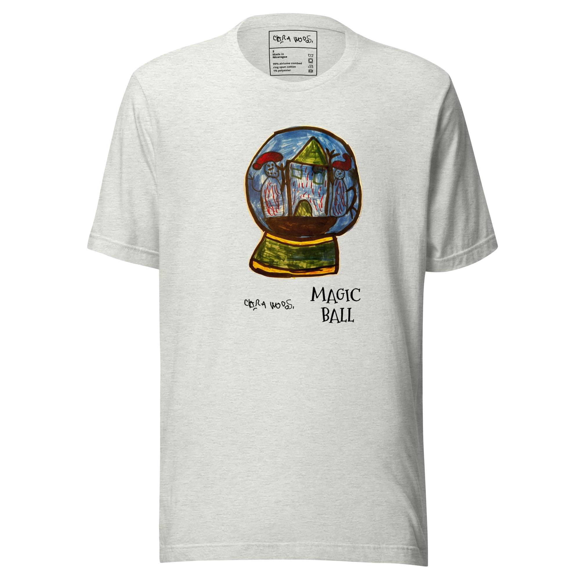 Magic Ball T-shirt by Clara Woods