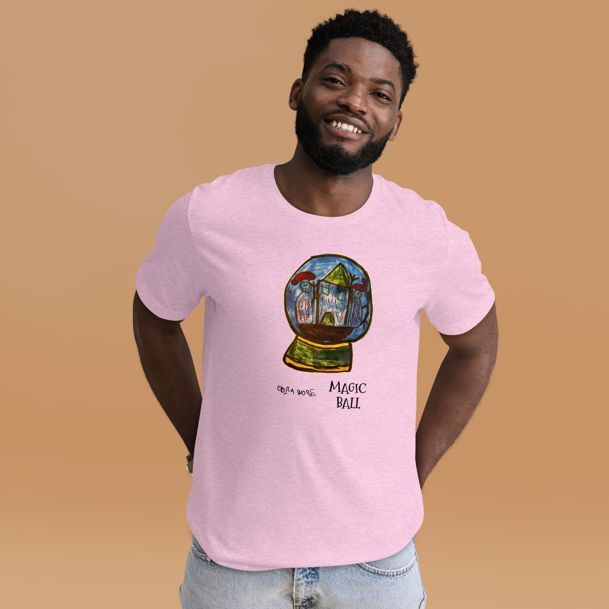 Magic Ball T-shirt by Clara Woods