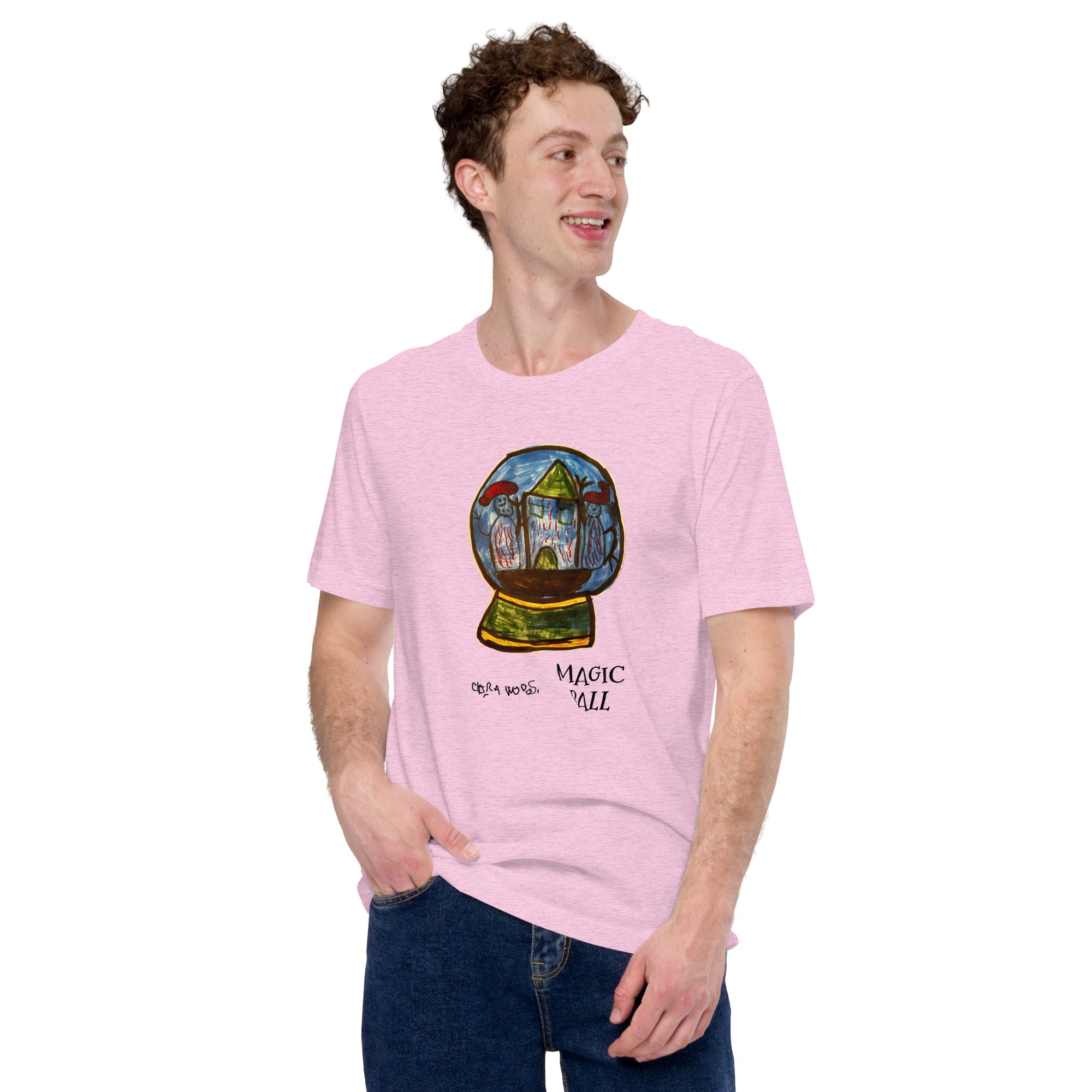 Magic Ball T-shirt by Clara Woods