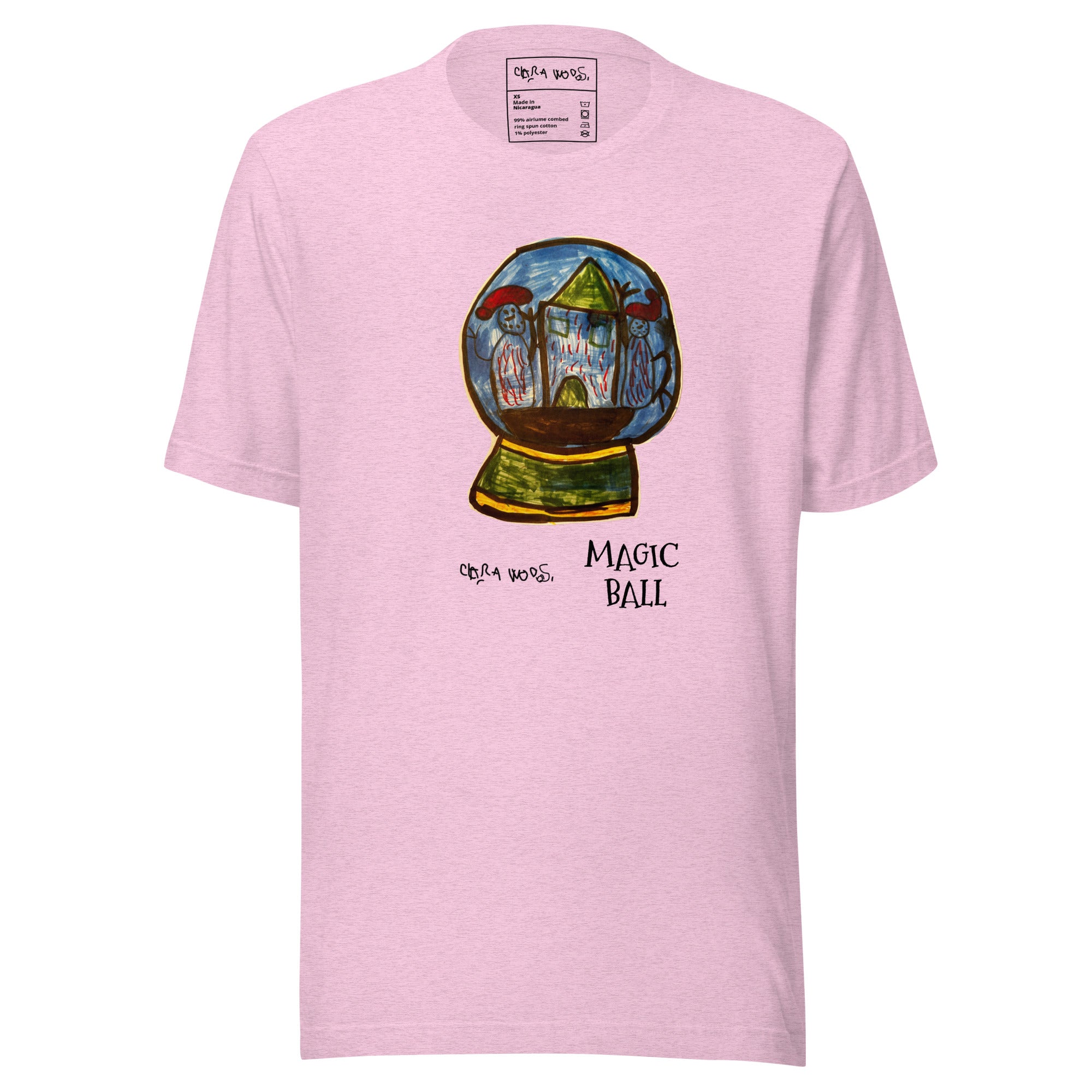 Magic Ball T-shirt by Clara Woods